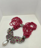 RUBY BUTTERFLY NECKLACE
