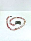 PINK OPAL RONDEL NECKLACE