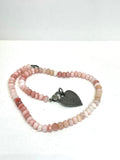 PINK OPAL RONDEL NECKLACE