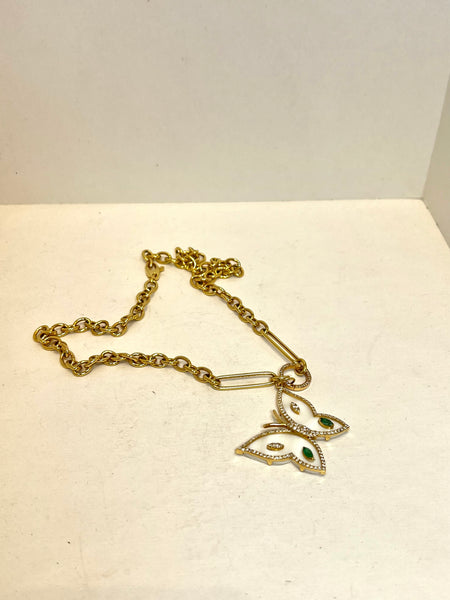 MIXED LINK 14K YELLOW GOLD CHAIN