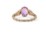PINK SAPPHIRE AND DIAMOND RING