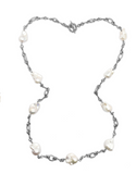 WHITE BAROQUE PEARL NECKLACE